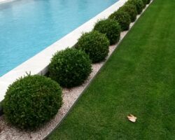 bordure en aluminium pour espaces verts
