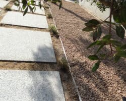 bordure en aluminium pour espaces verts