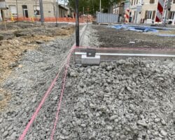 bordure en aluminium pour espaces verts