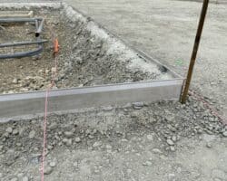 bordure en aluminium pour espaces verts