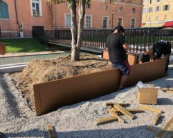 Structural chantier Ajaccio jardiniere modulable