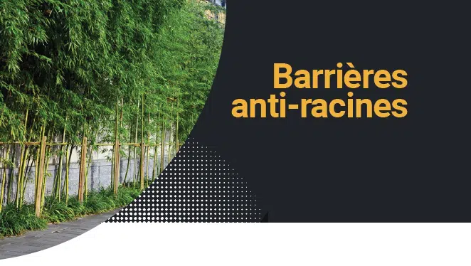 barrieres anti racines
