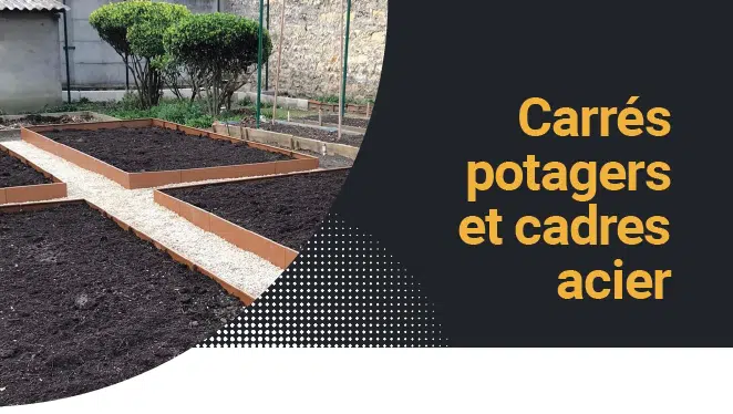 carré potagers cadre plantation