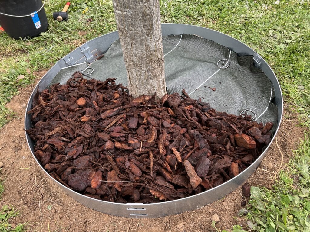 Achat bordure arbre acier Corten Wovar, prix bas & qualité
