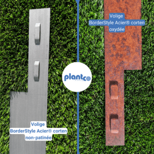 Plantco - BorderStyle acier finition Corten