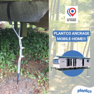 Ancrage Plantco pour mobile-home