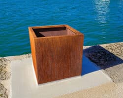 Jardinière Corten