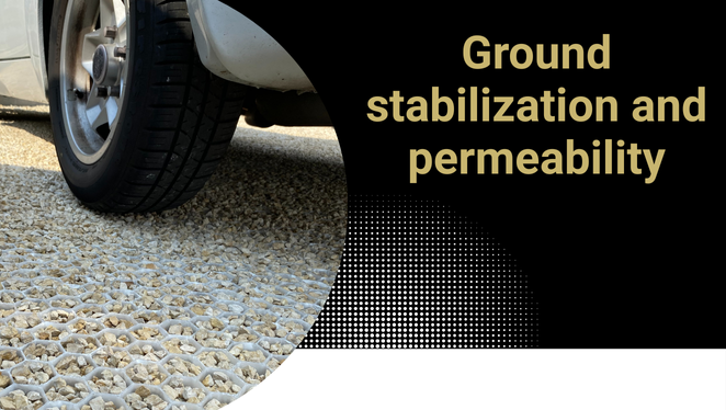 Ground stabilization and permeability