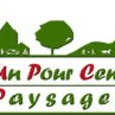 Logo un pour cent paysage