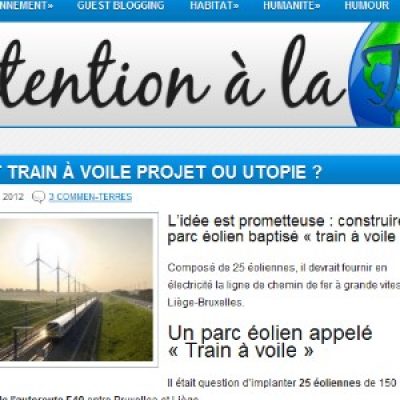 attention a la terre golden blog awards