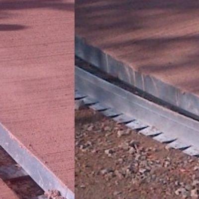 Chantier avec bordure route Plantco